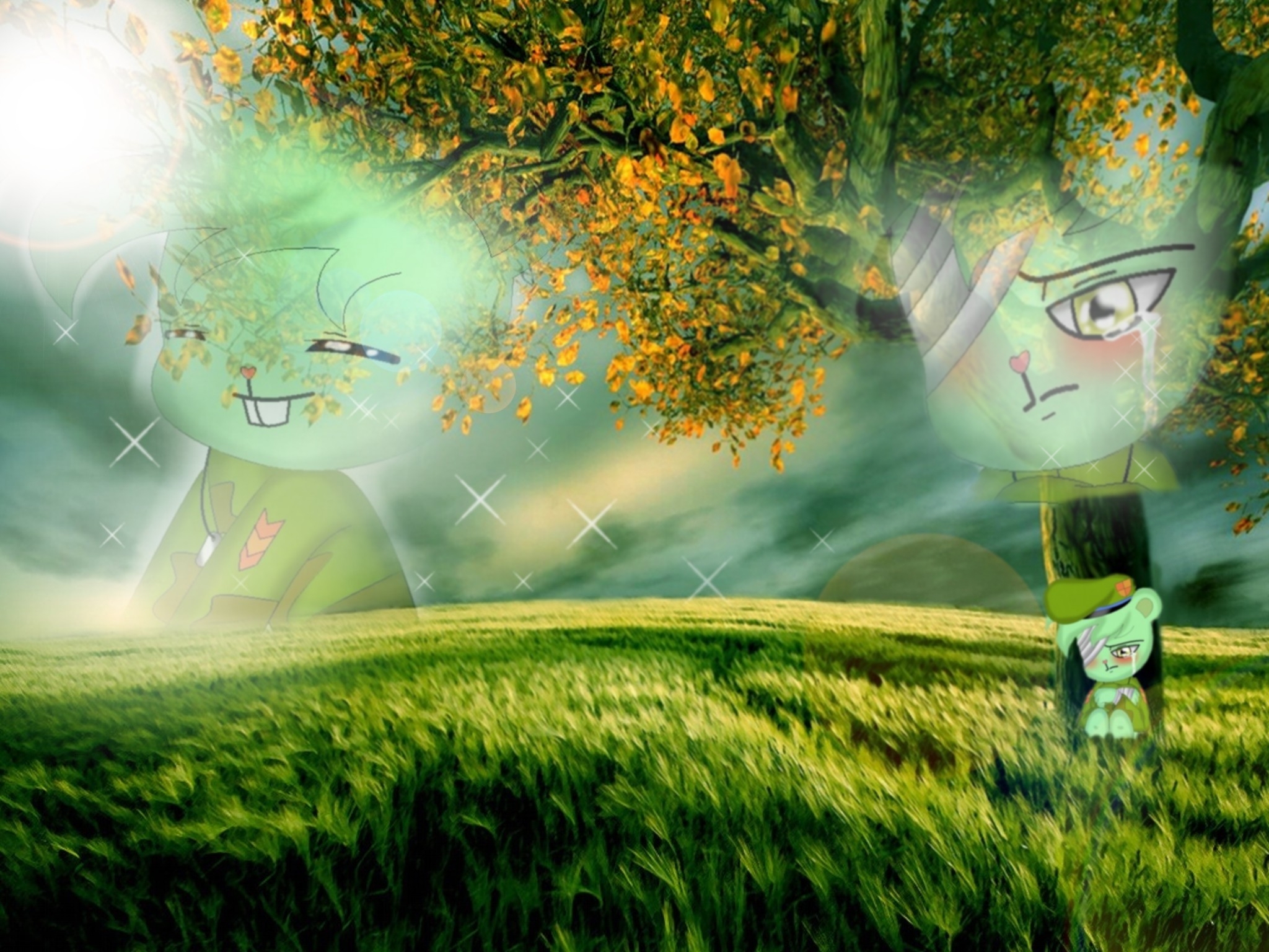 HTF Flippy's death and the sadness of Evil Flippy by Marythedark on ...