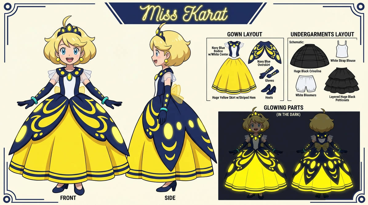 NEW Miss Karat Character Sheet by Starr053 on DeviantArt