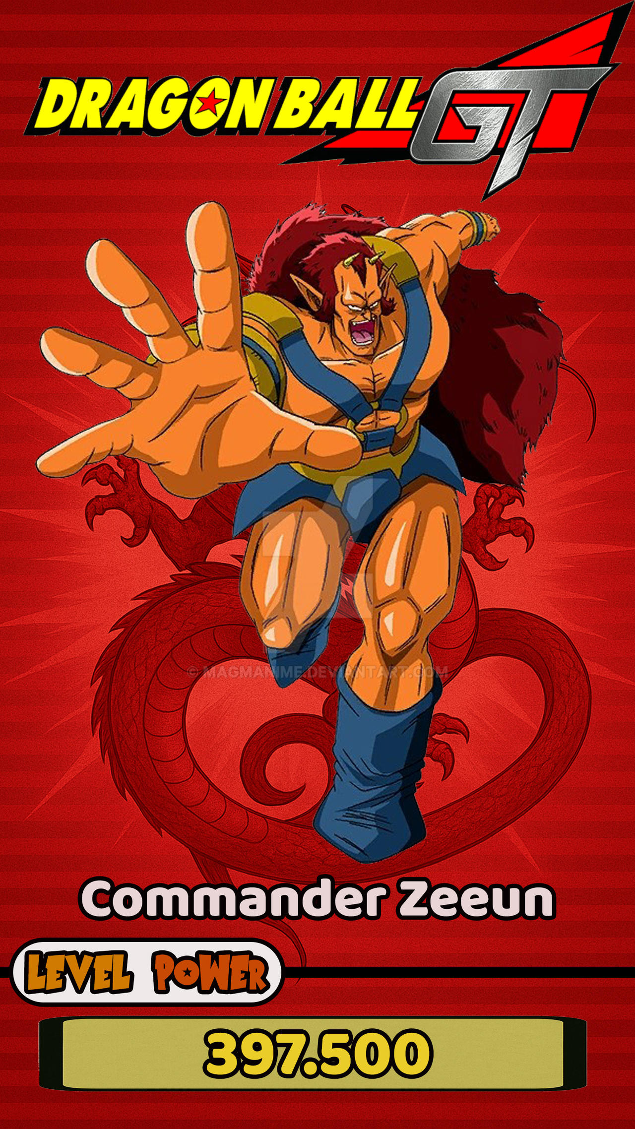 Commander Zen Commander Zeun -Dragon Ball GT Power Level by MAGMANIME on DeviantArt