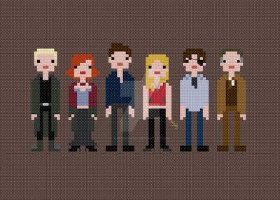 Buffy the Vampire Slayer cross stitch pattern