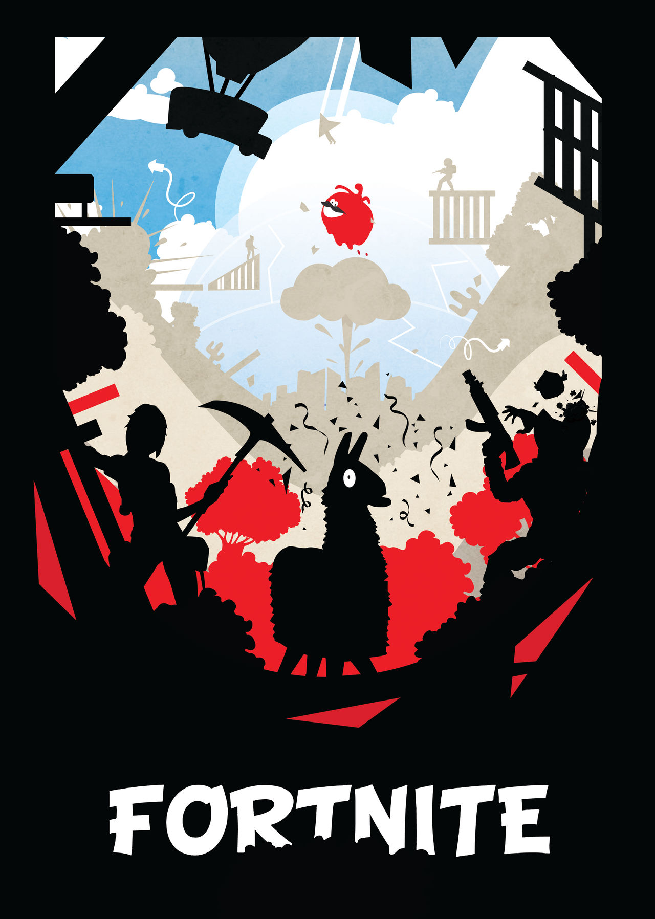 Fortnite Fanart Poster by Andrelf on DeviantArt