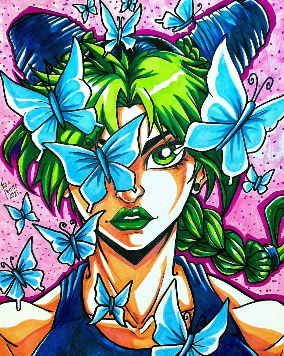 Fan Art - Jolyne Cujoh - Anime JoJo - Panaia_Fanart - Drawings &  Illustration, Entertainment, Other Entertainment - ArtPal