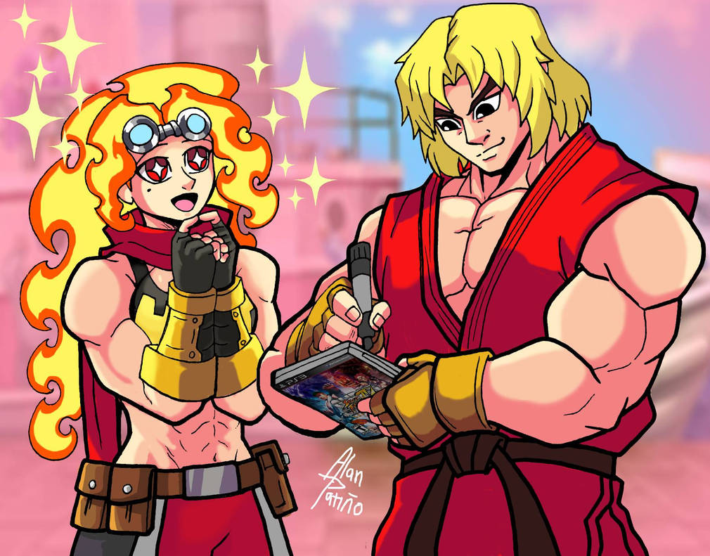 Kin X Kun Kin meets ken Masters by Phoenixperson18 on DeviantArt