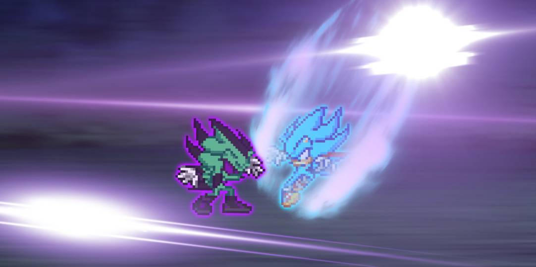 Hyper perfect Chaos nazo VS ultra Hyper Shadic by aiueo810931 on DeviantArt