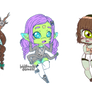 (1) Crayon Chibis