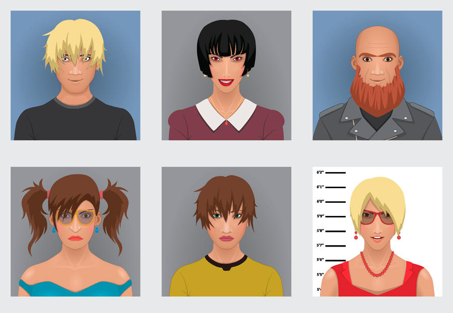 Deviantart Character Maker Character Creation Kit (Vector) by DarkIchiBoo on DeviantArt