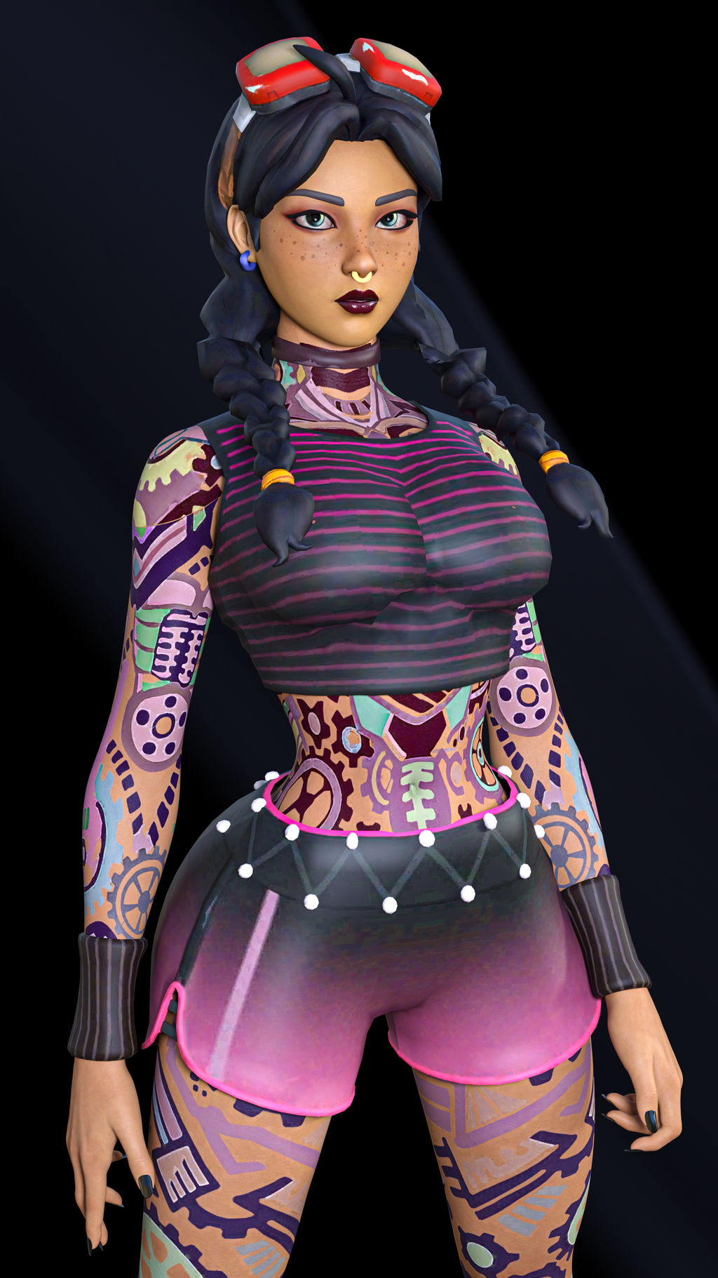 Jules Rig Model Jules Fortnite Model for Daz3D by Prophetweb66 on DeviantArt