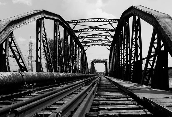 old train line in transylvania