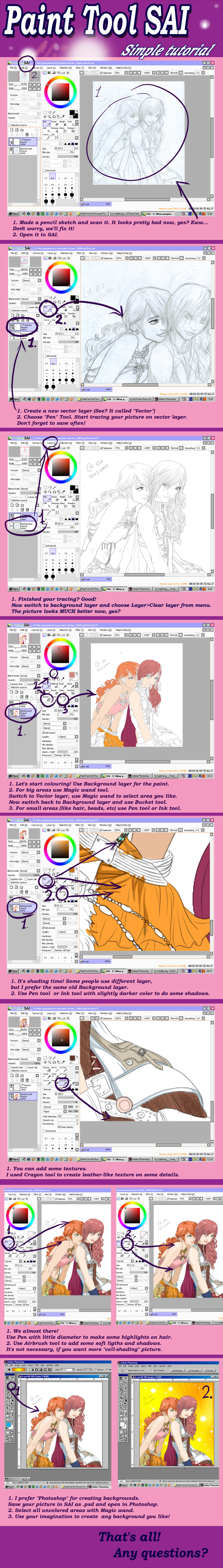 Paint tool SAI tutorial