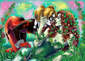 Poison Ivy x Harley Quinn