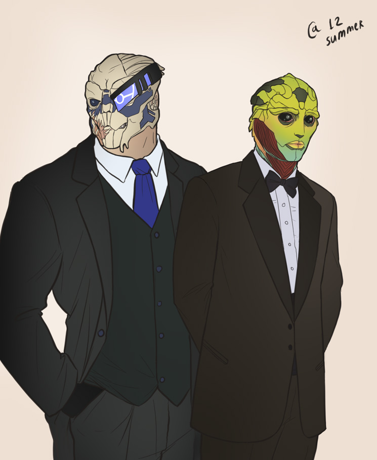 Garrus and Thane