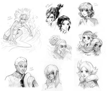 Inazuma sketches