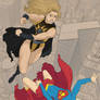 Supergirl VS Nuclear Woman