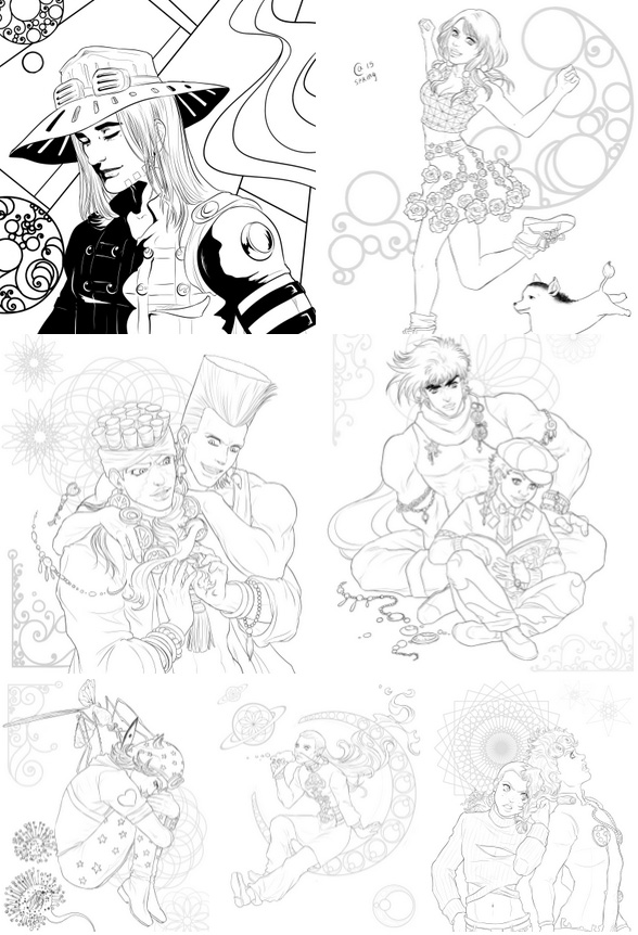 Jojo linearts collection