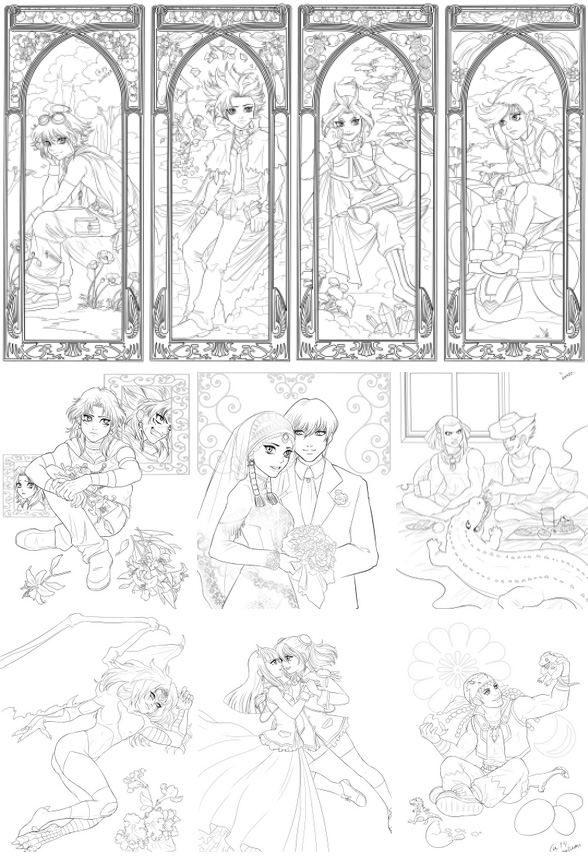 Yu-gi-oh linearts collection