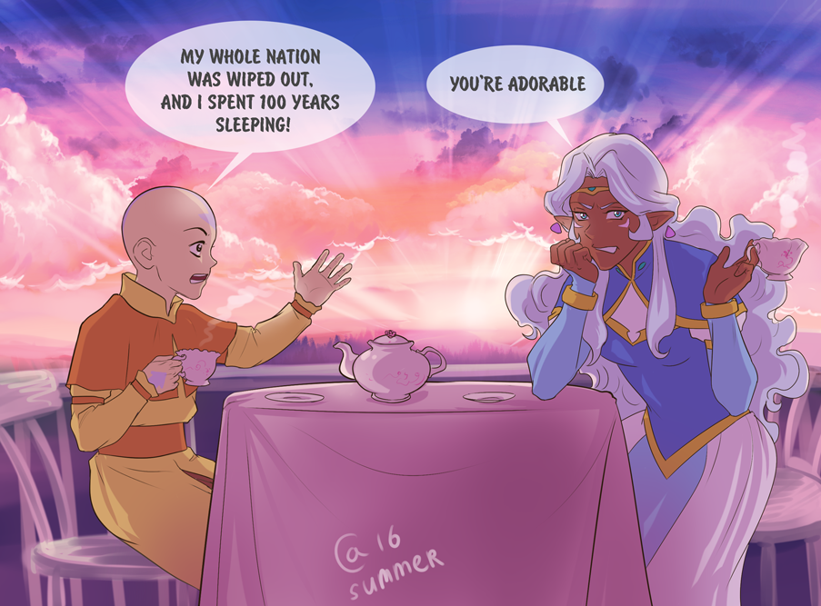 Allura and Aang