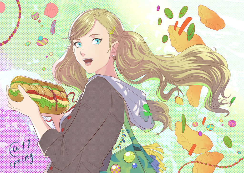Ann and dumpling sandwich
