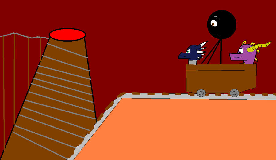 volcano mine ride by RagingBullet on DeviantArt