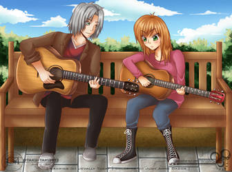 - collab: guitar tutoring - by windwalker035