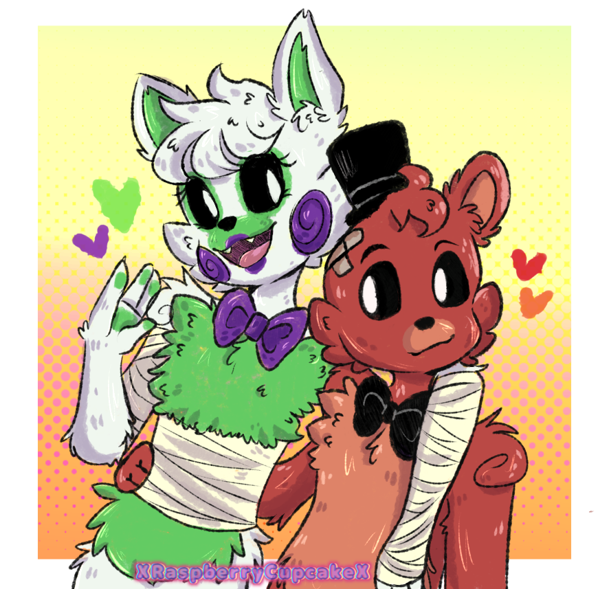 Tangle Fw .:Fnaf World:. Tangle and Red Bear by XRaspberryCupcakeX on DeviantArt
