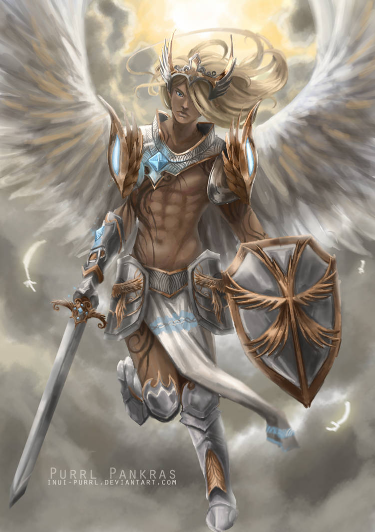 Angel Knight by InuiPurrl on DeviantArt