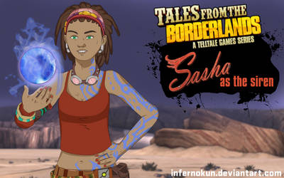 Sasha as the Siren - Tales From The Borderlands