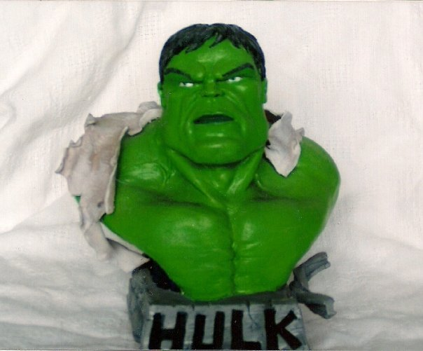 Hulk bust (front view)