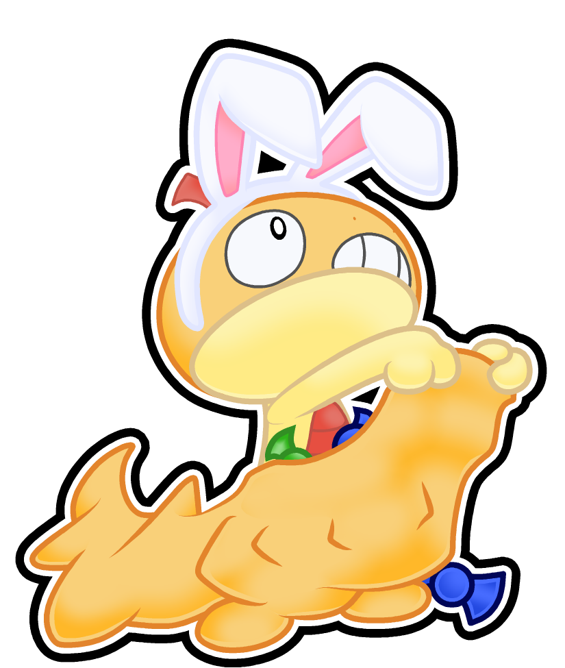 Scraggy Halloween Sticker