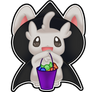 Minccino Halloween Sticker