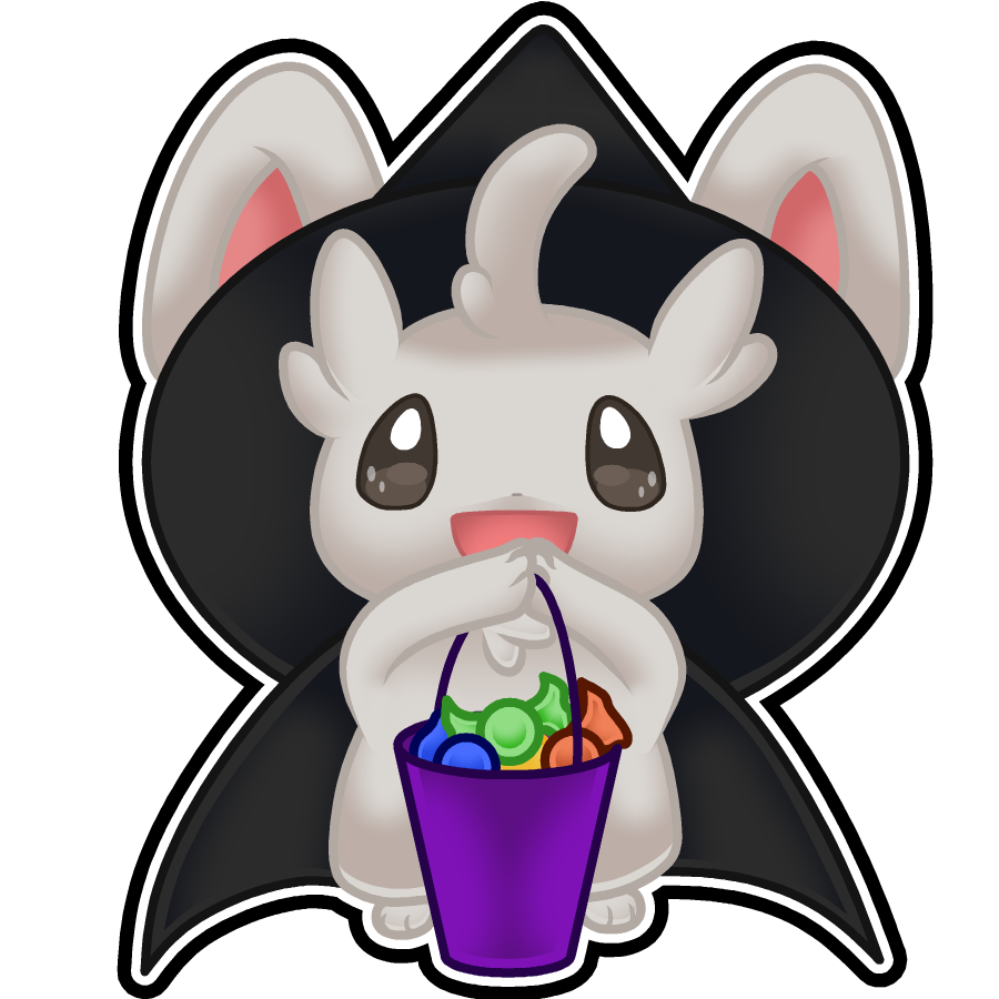 Minccino Halloween Sticker