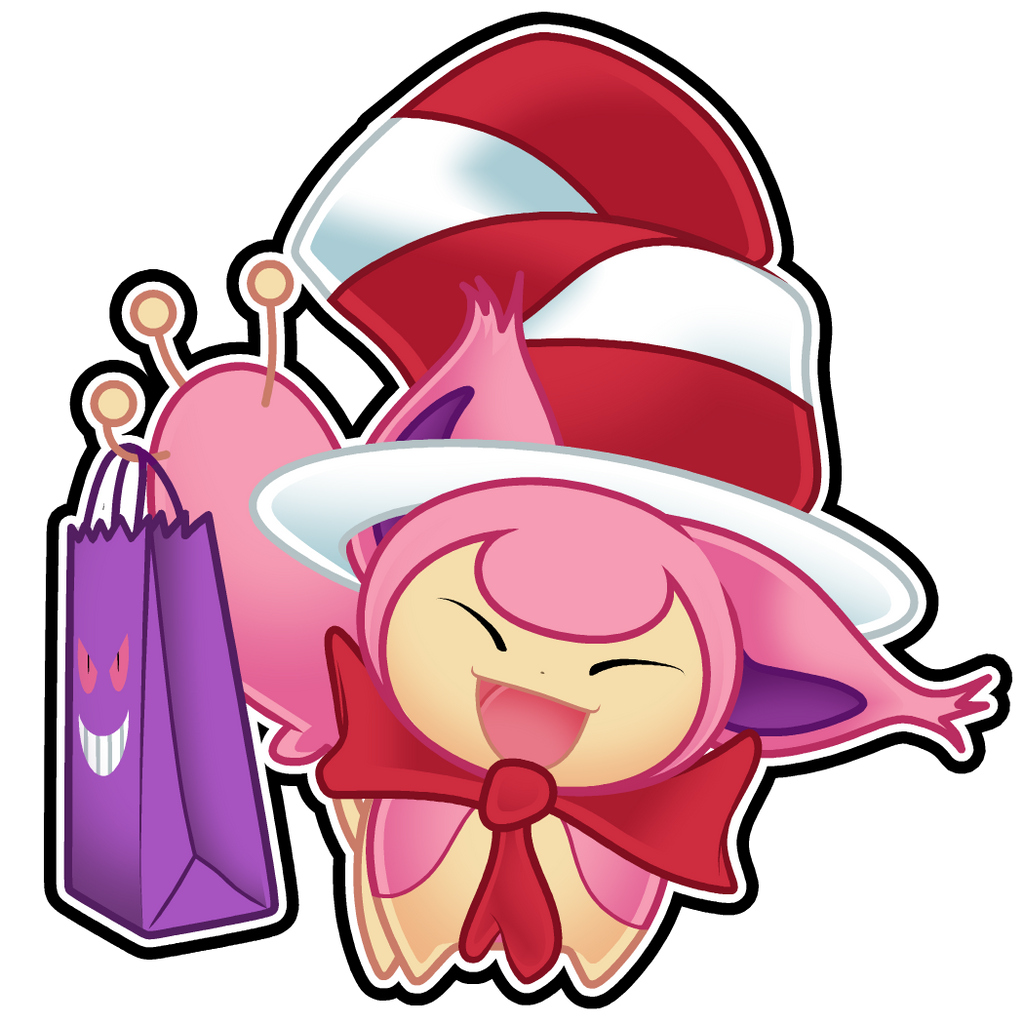 Haloween Skitty Sticker