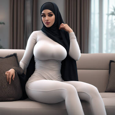big boobs hijab mommy