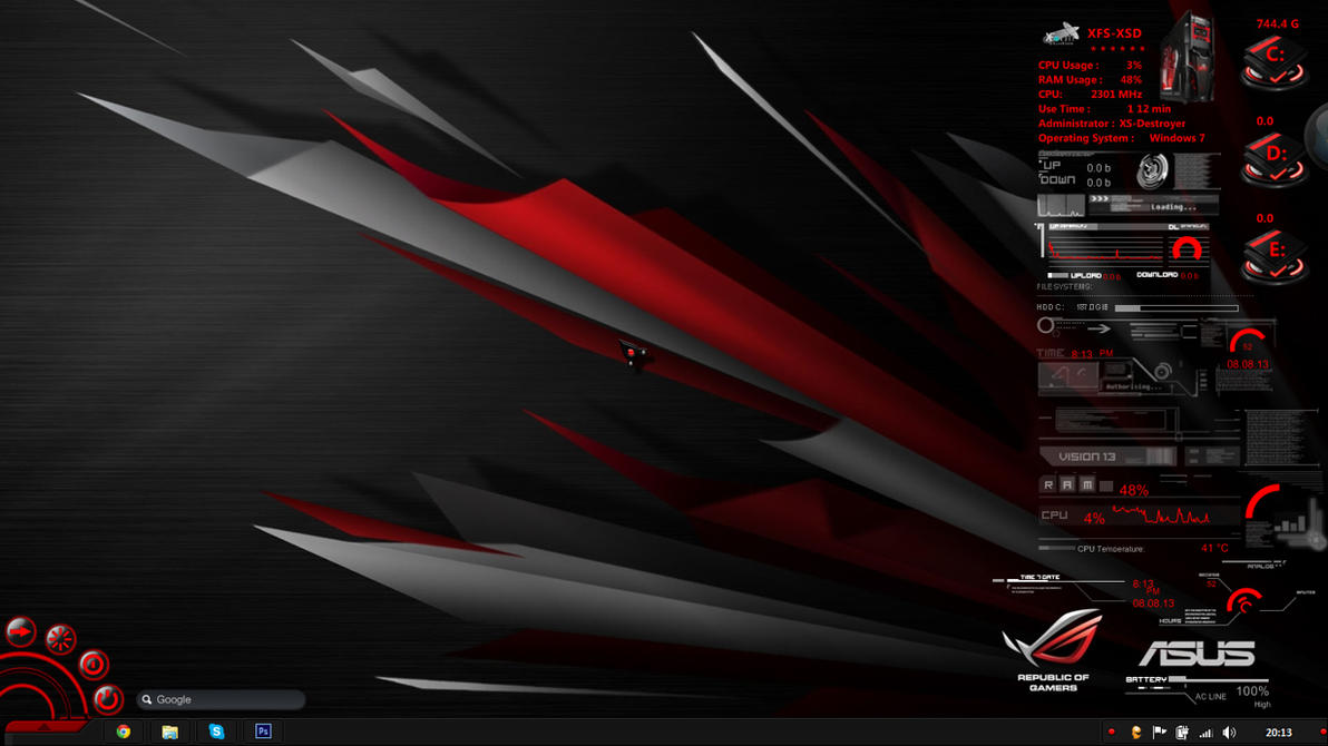 ASUS ROG themed