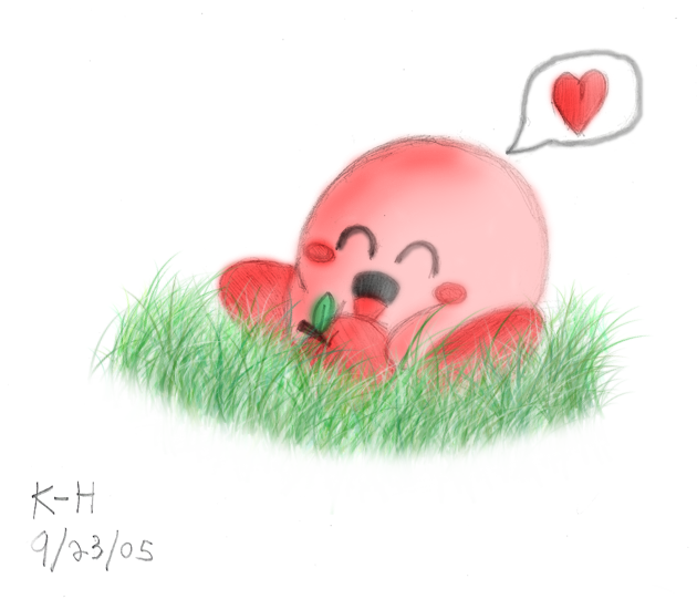 Kirby - Apple Snacktime