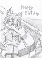 B- DAY PIC FOR CHRIS by Toawak