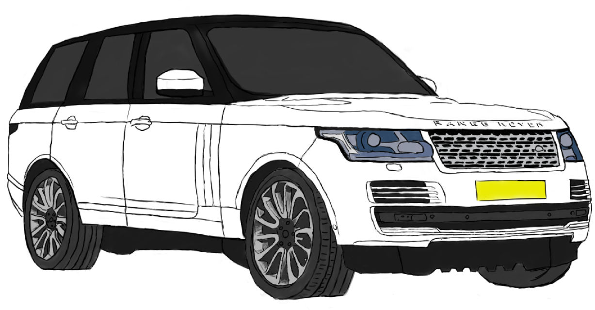 Range Rover (with new tablet :D) by Gottvich on DeviantArt