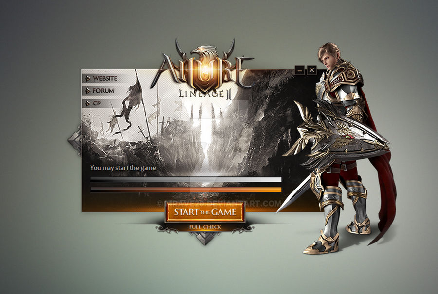 Lineage II Updater (custom skin: 9a) by MrAve20 on DeviantArt