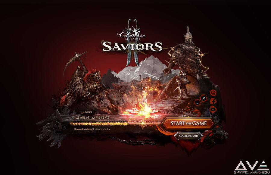 Lineage II Updater (custom skin: 11d) by MrAve20 on DeviantArt