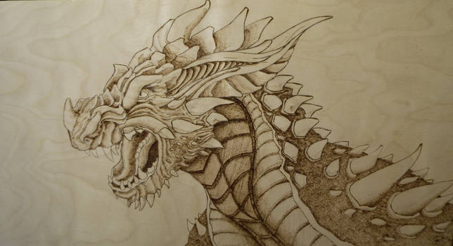 Dragon Pyrography