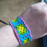 Granny square bracelet