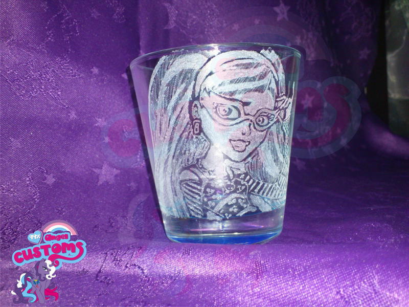 Ghoulia glass engrave