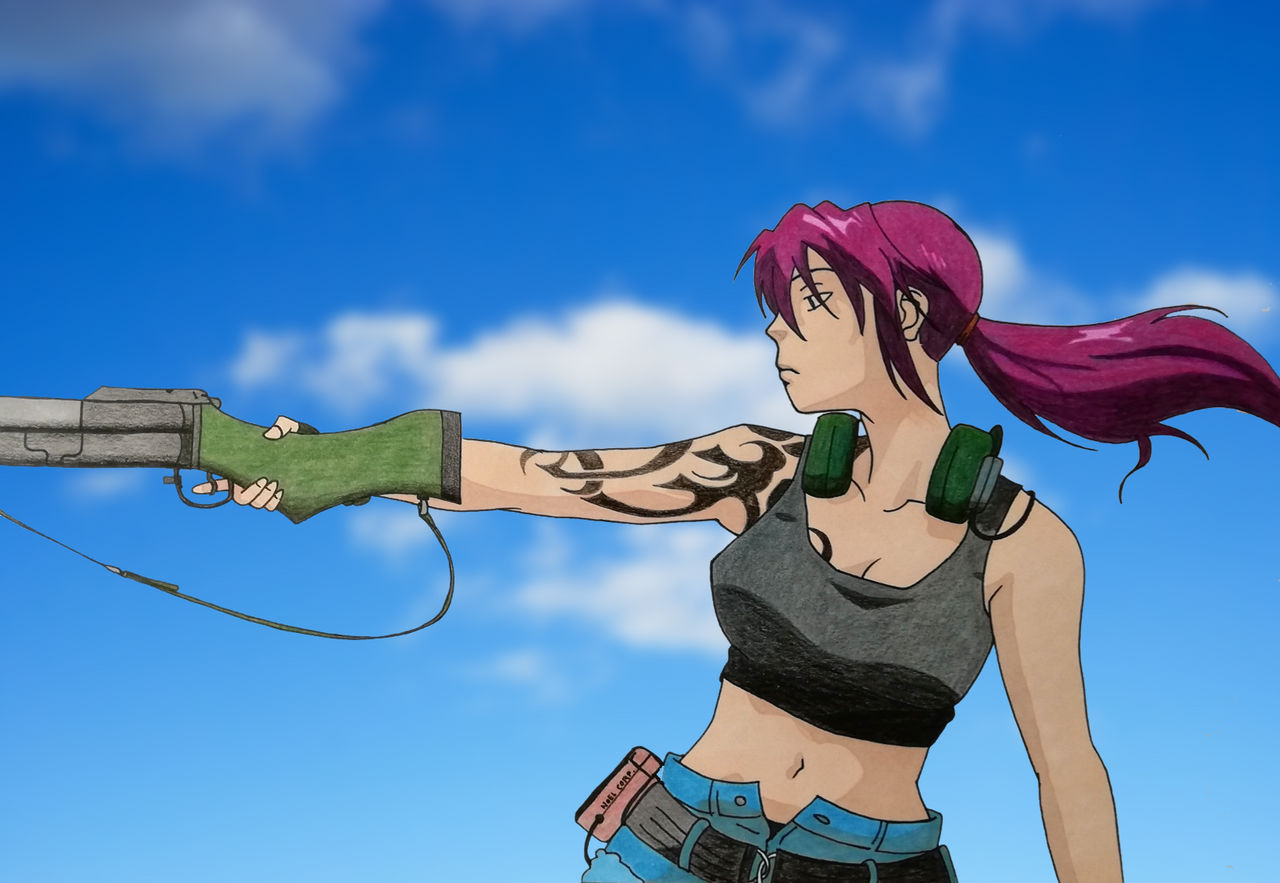 Buff Revy Black Lagoon Revy Anime Download Anime Black Lagoon Wallpaper