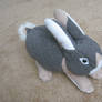 'Blue otter' bunny plush