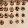 Birchwood Animal Track Magnets