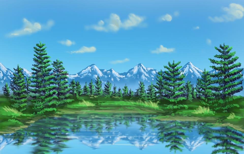 Mountain landscape practice