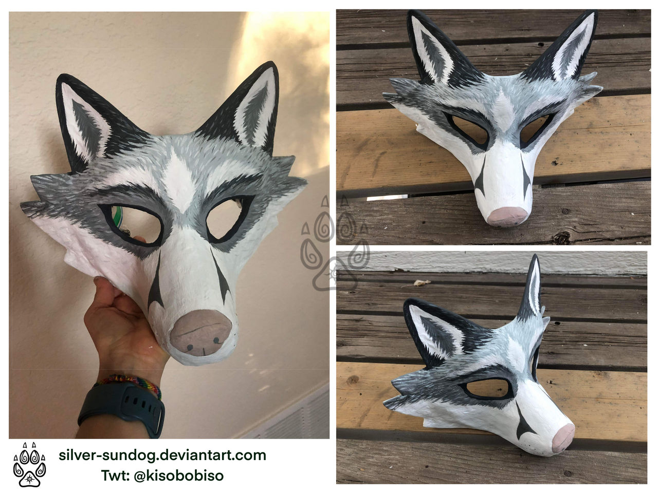 Red Fox Mask - Paper Mache by Silver-Sundog on DeviantArt