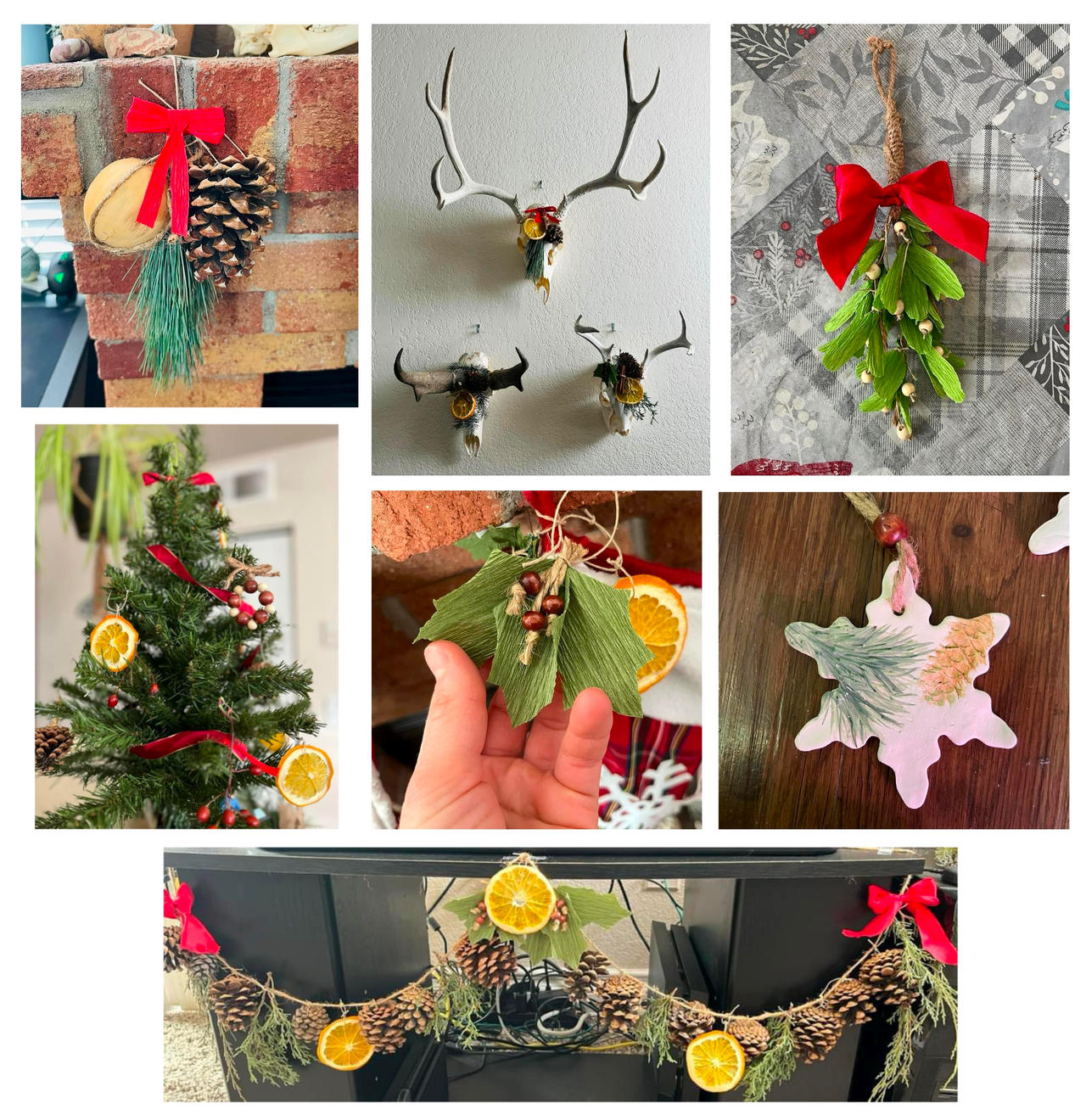 2023 Natural Material Ornaments