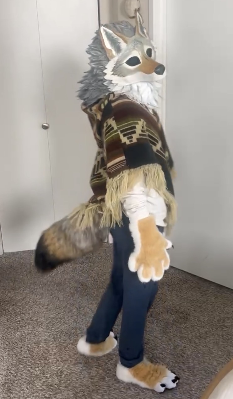 Coyote costume with demo video