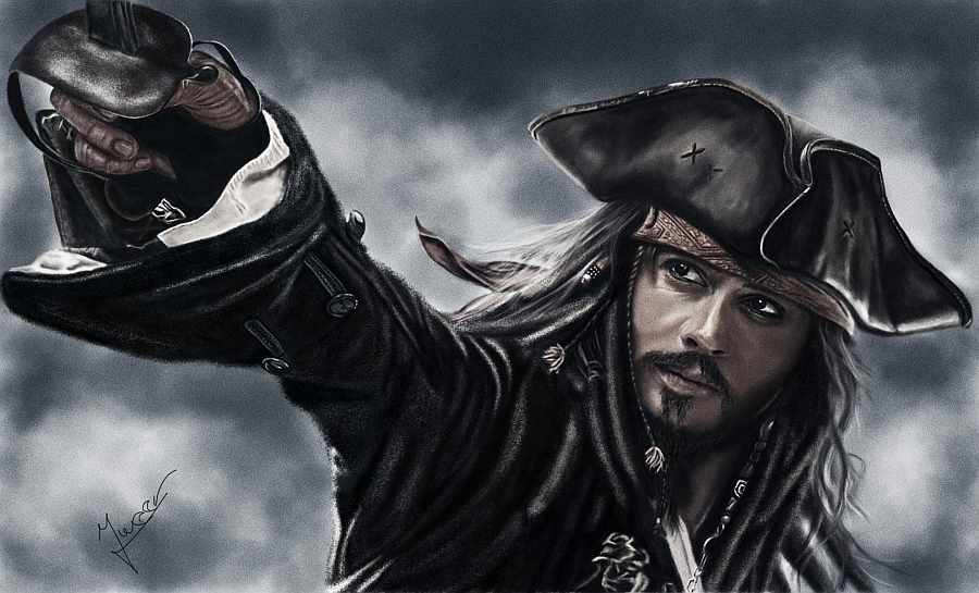 painting Jack Sparrow