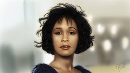 Drawing - Whitney Houston